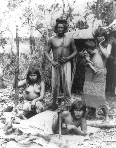 Family unit in Brazil between 1890 and 1923. From the Frank and Frances Carpenter Collection.